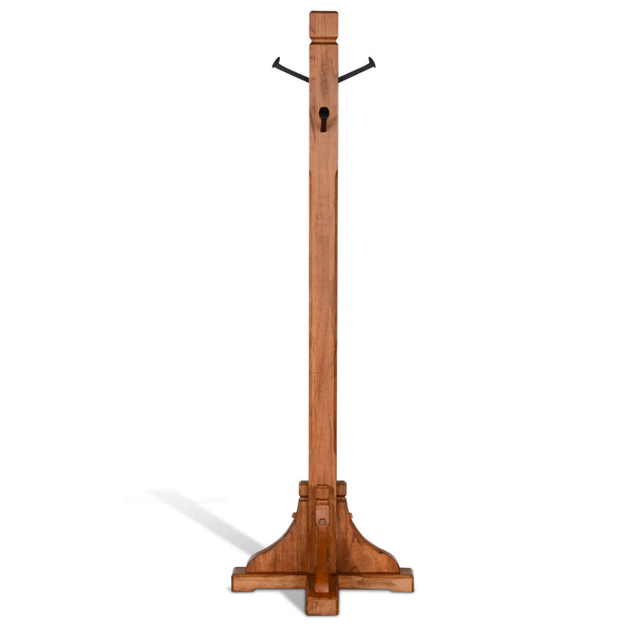 Purity Craft Sedona 72' Freestanding Wood Hat Rack in Rustic Oak