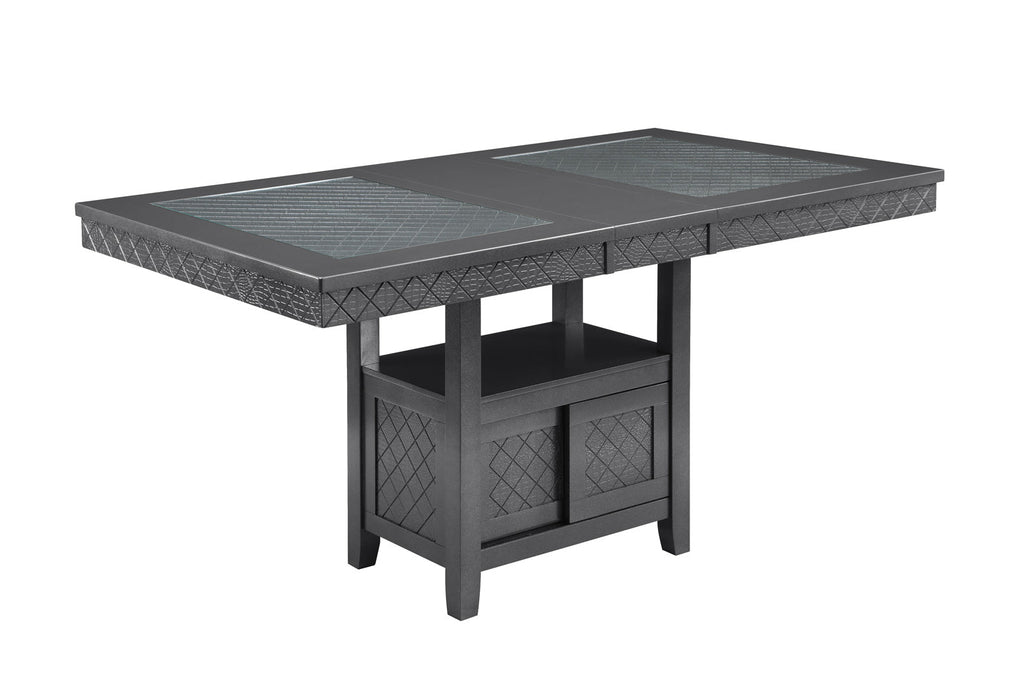 Bankston Gray Counter Height Table