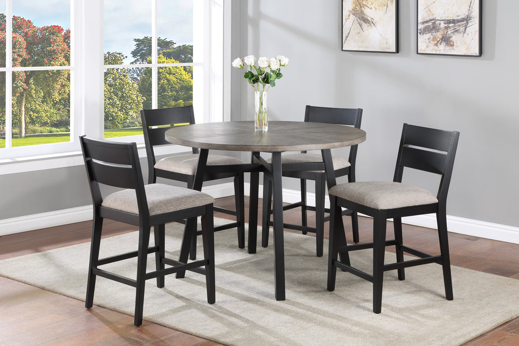 Mathis Black/Gray Counter Height Table