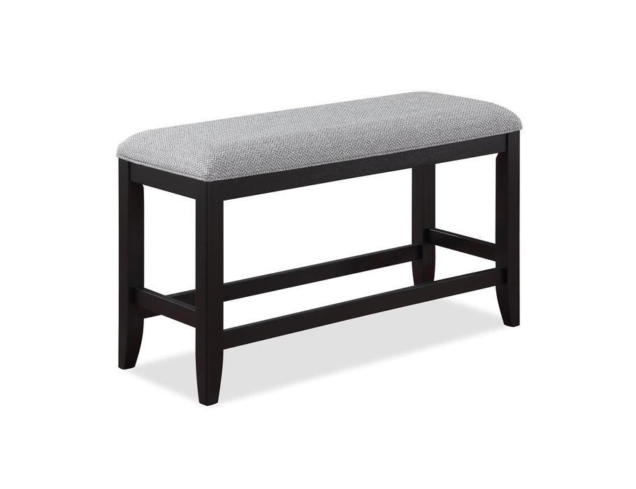 Frey Black/Gray Counter Height Dining Bench