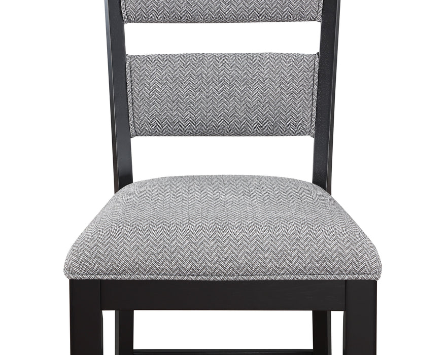 Frey Black/Gray Counter Height Chair, Set of 2