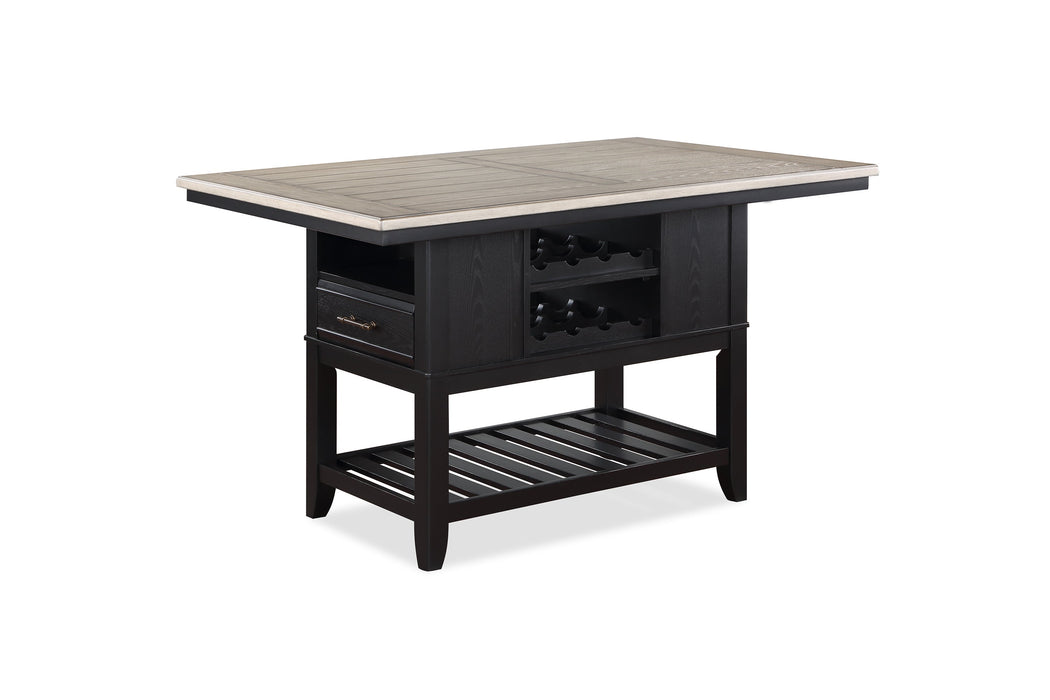 Frey Black/Gray Counter Height Dining Set