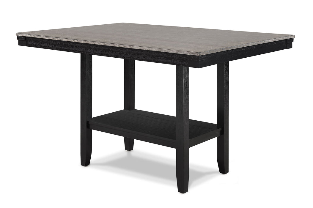 Delfin Black Counter Height Dining Table