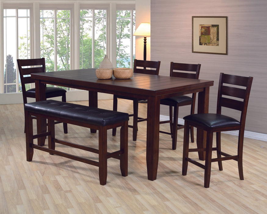 Bardstown Cherry Brown Counter Height Dining Set