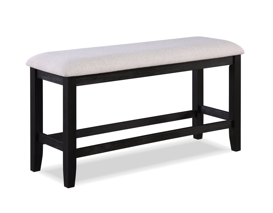 Regent Charcoal Black Counter Height Benc