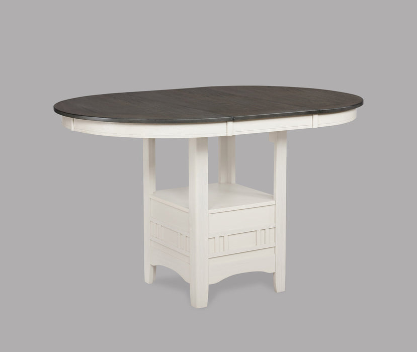 Hartwell Chalk Gray Counter Height Table