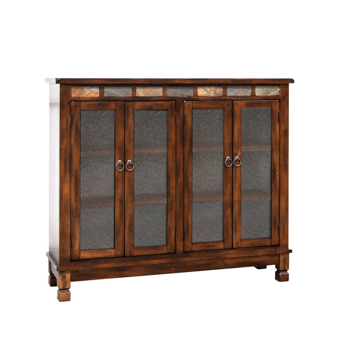 Purity Craft Santa Fe 42' Traditional Wood Bookcase in Dark Chocolate