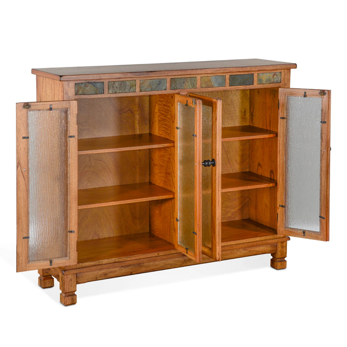 Purity Craft Sedona 42' Adjustable Shelf Wood Bookcase in Rustic Oak