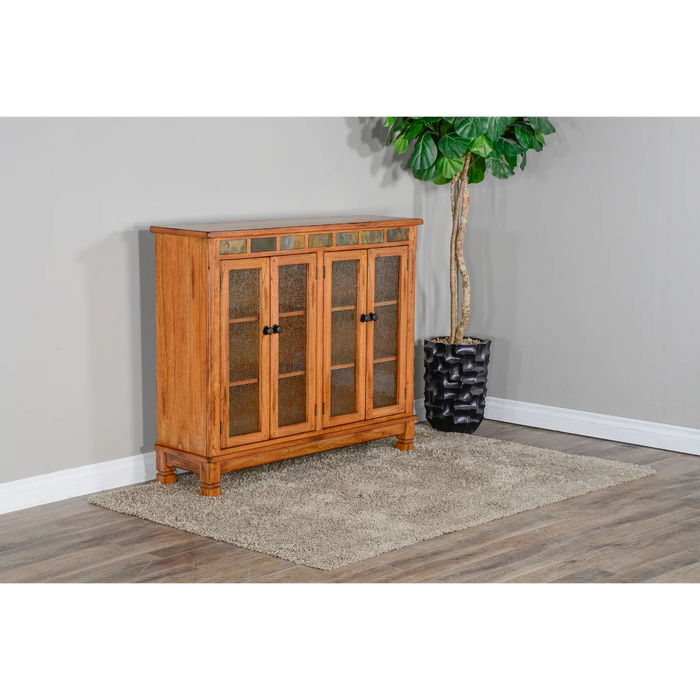 Purity Craft Sedona 42' Adjustable Shelf Wood Bookcase in Rustic Oak