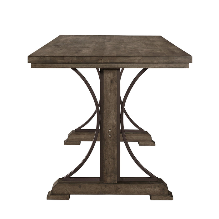 Quincy Grayish Brown Counter Height Table