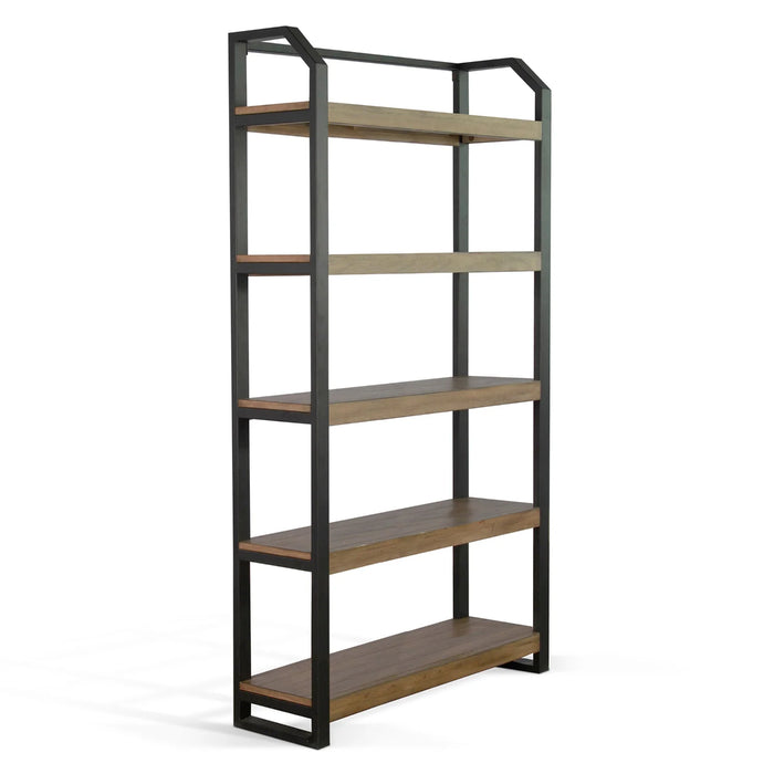 Purity Craft Doe Valley Metal Frame Bookcase Buckskin