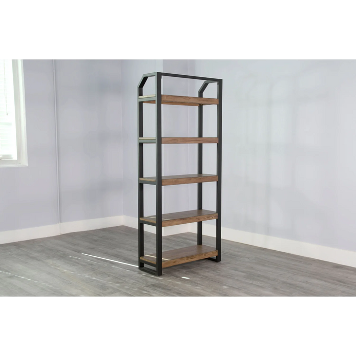 Purity Craft Doe Valley Metal Frame Bookcase Buckskin