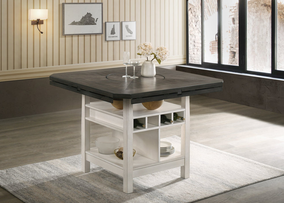 Conner Chalk/Gray Counter Height Table