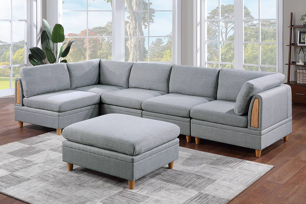 6-Pcs Sectional Modular Set