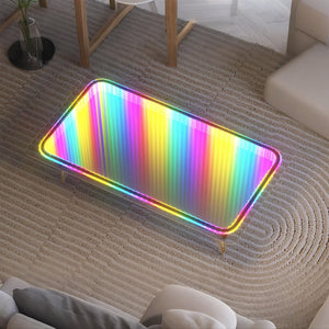 VANITII Trotting Horse Lamp Coffee Table