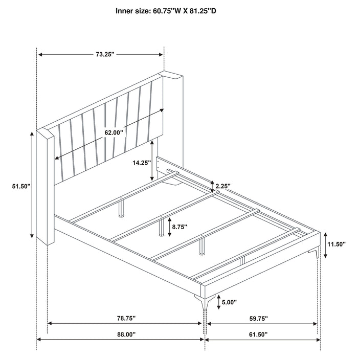 Kendall 5 Pc Bedroom Set