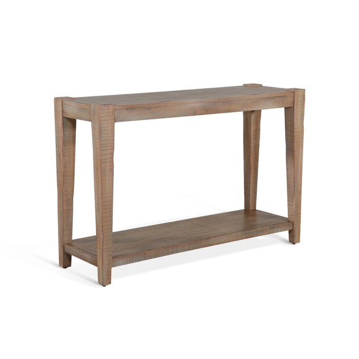 Purity Craft 48' Sleek and Modern Wood Sofa Table in Weathered Brown