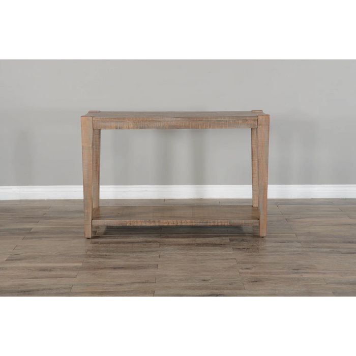 Purity Craft 48' Sleek and Modern Wood Sofa Table in Weathered Brown