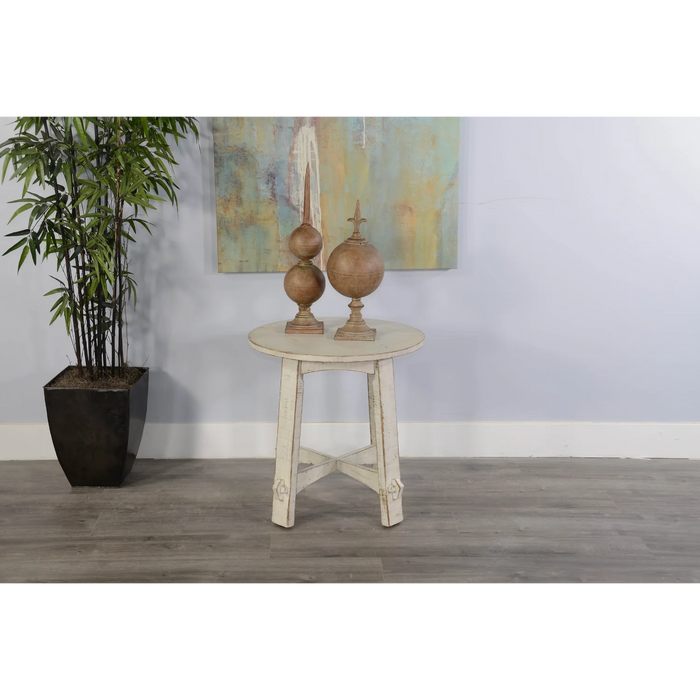 Purity Craft End Table White Sand