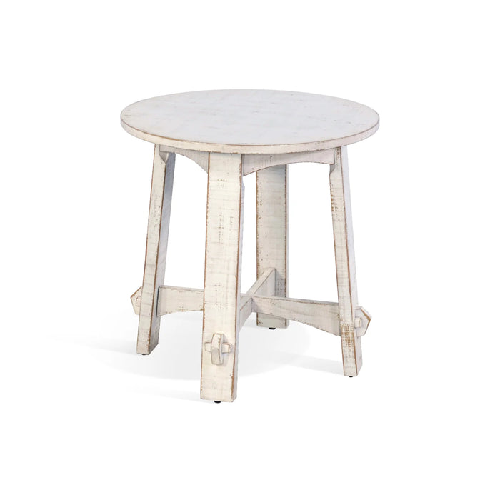 Purity Craft End Table White Sand