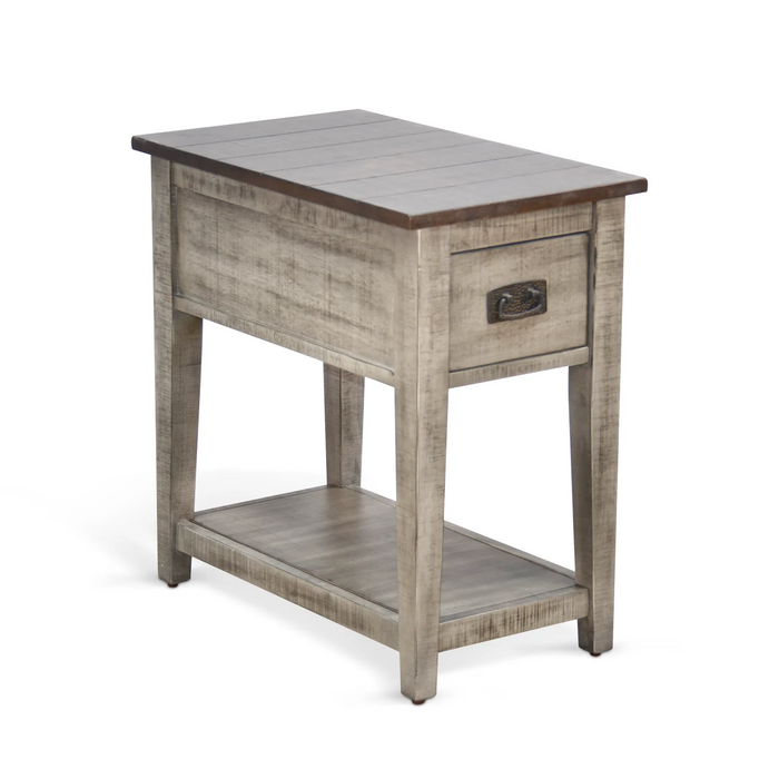 Purity Craft Chair Side Table Tobacco Leaf and Alpine Grey