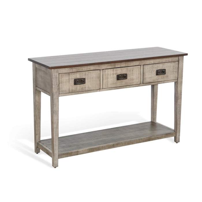 Purity Craft Sofa Table Tobacco Leaf and Alpine Grey