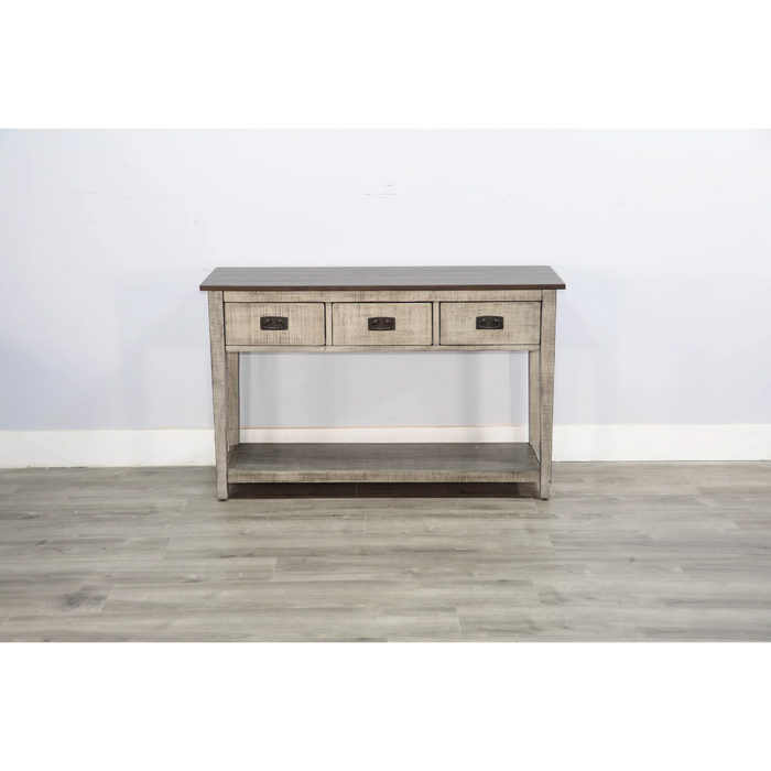 Purity Craft Sofa Table Tobacco Leaf and Alpine Grey