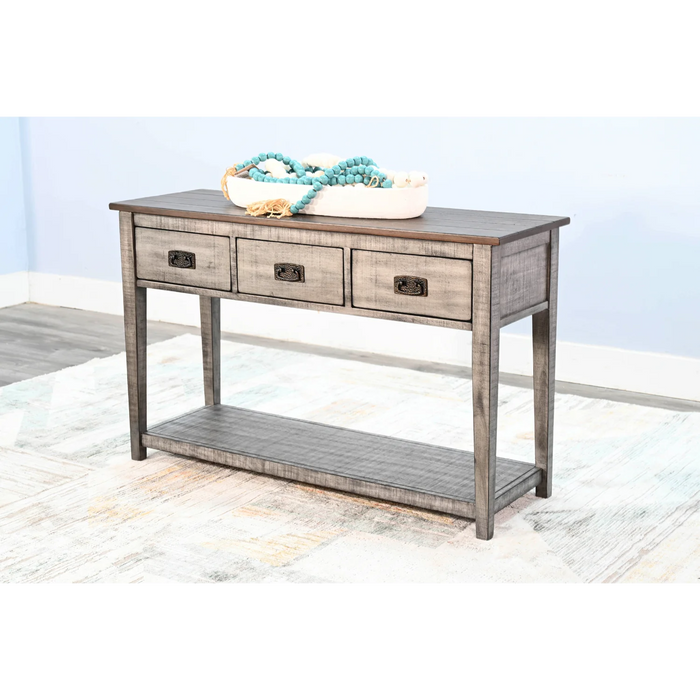 Purity Craft Sofa Table Tobacco Leaf and Alpine Grey