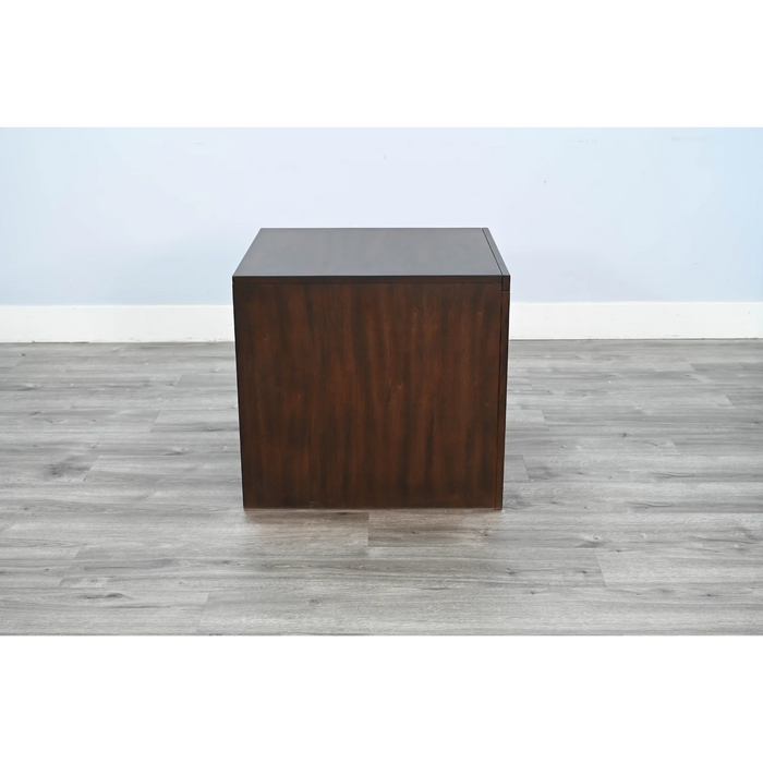 Purity Craft End Table with Drawer Coffee Bean