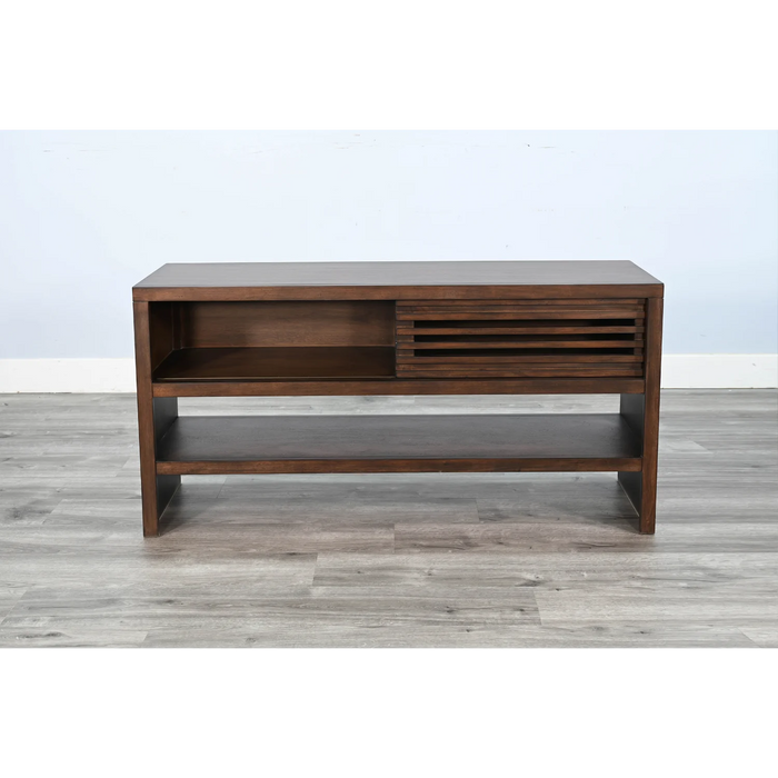 Purity Craft Sofa Table with Sliding Door Coffee Bean