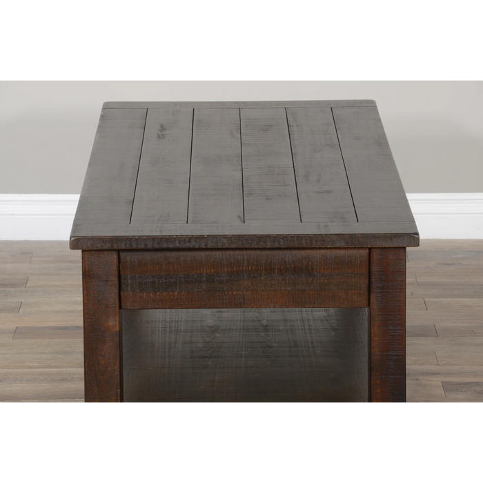 Purity Craft Coffee Table with Casters Tobacco Leaf