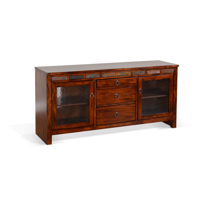 Purity Craft 60' TV Console with Drawers Dark Chocolate