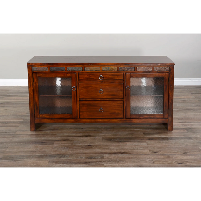 Purity Craft 60' TV Console with Drawers Dark Chocolate