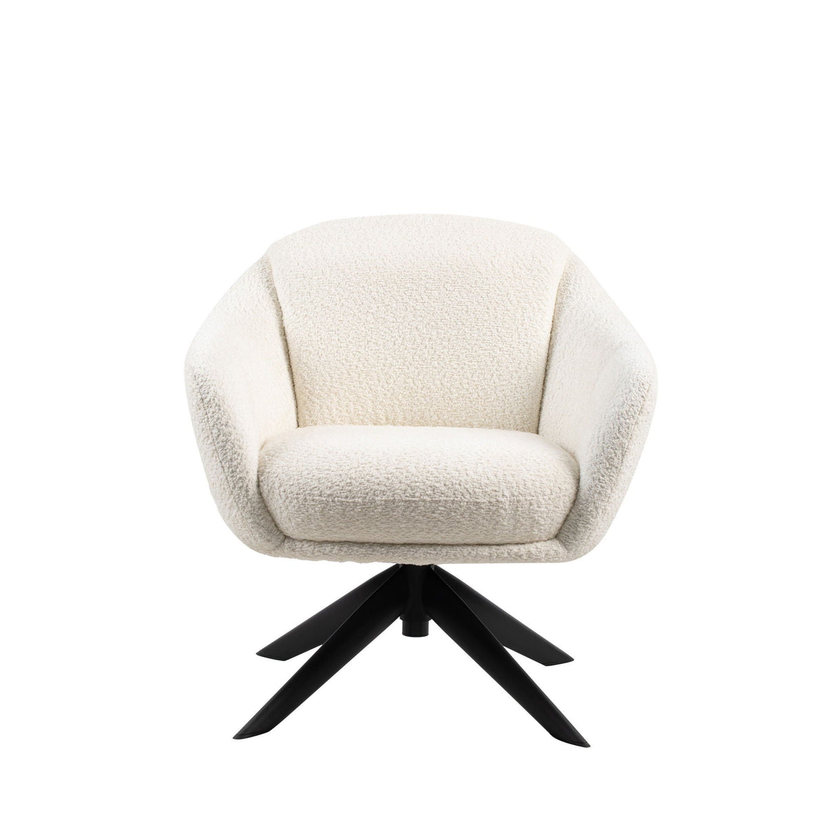 Fleming - Boucle Swivel Lounge Chair