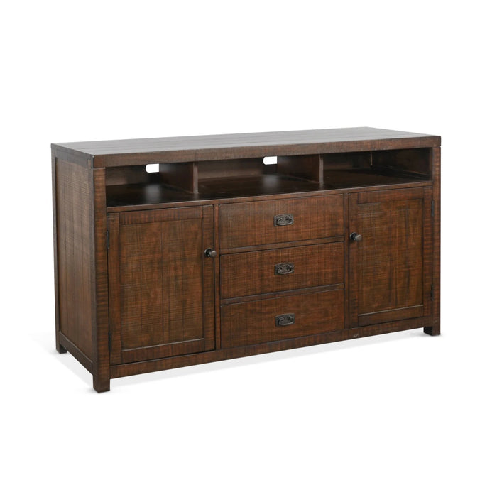 Purity Craft  66' TV Console Tobacco Leaf