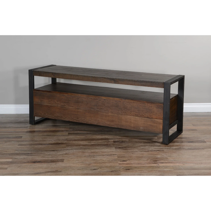 Purity Craft Homestead 64' TV Console Tobacco Leaf