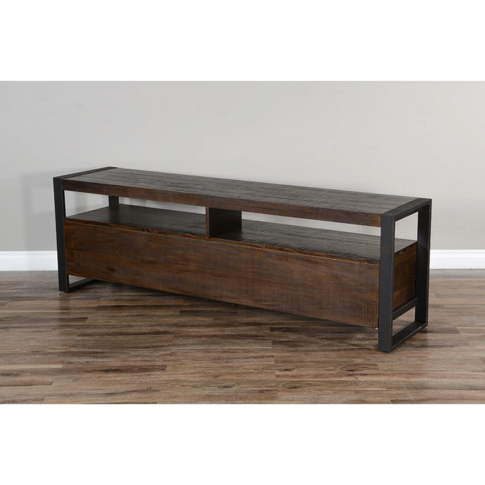 Purity Craft Homestead 64' TV Console Tobacco Leaf