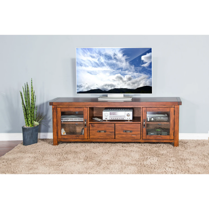 Purity Craft Tuscany 74' TV Console Vintage Mocha