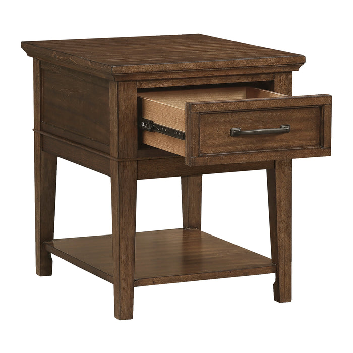 Whitley Walnut End Table