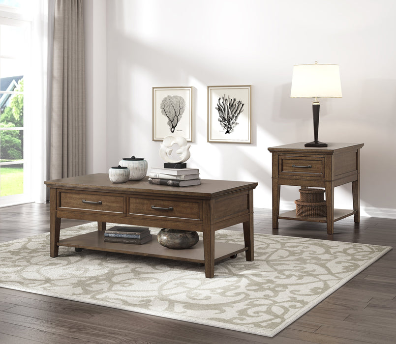 Whitley Walnut End Table