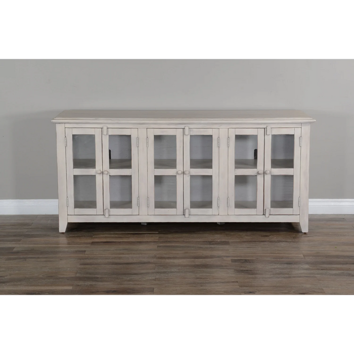 Purity Craft 70' TV Console Marble White