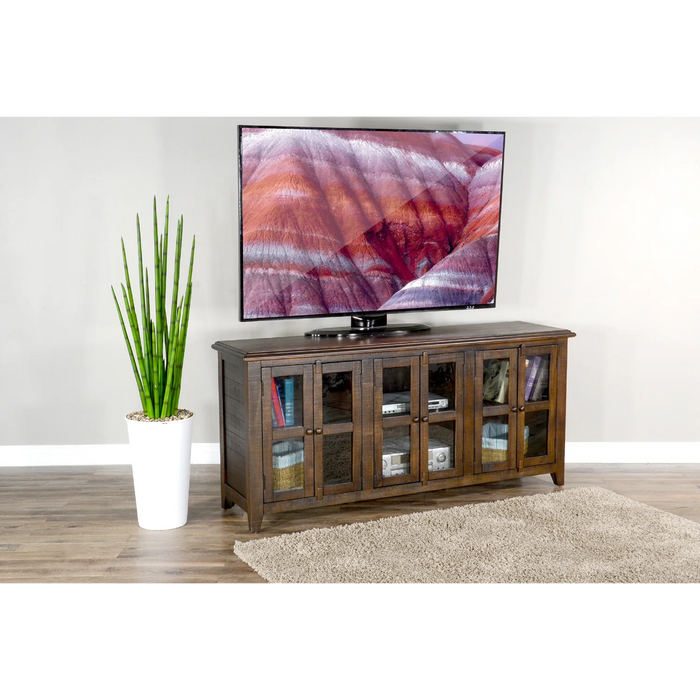 Purity Craft 70' TV Console Tobacco Leaf