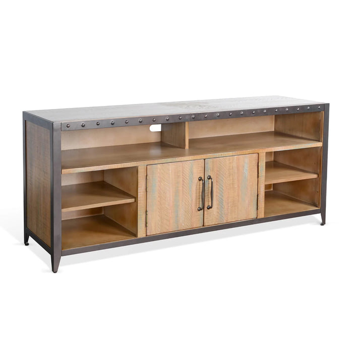 Purity Craft Media Console Antique Brown