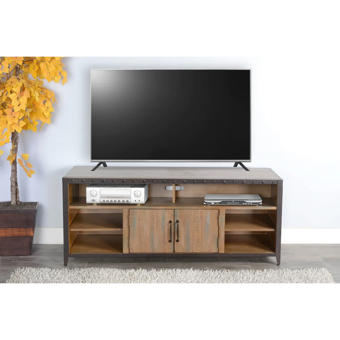 Purity Craft Media Console Antique Brown