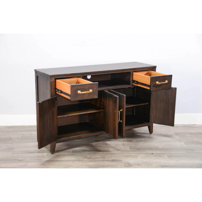 Purity Craft 52' Media Console Coffee Bean