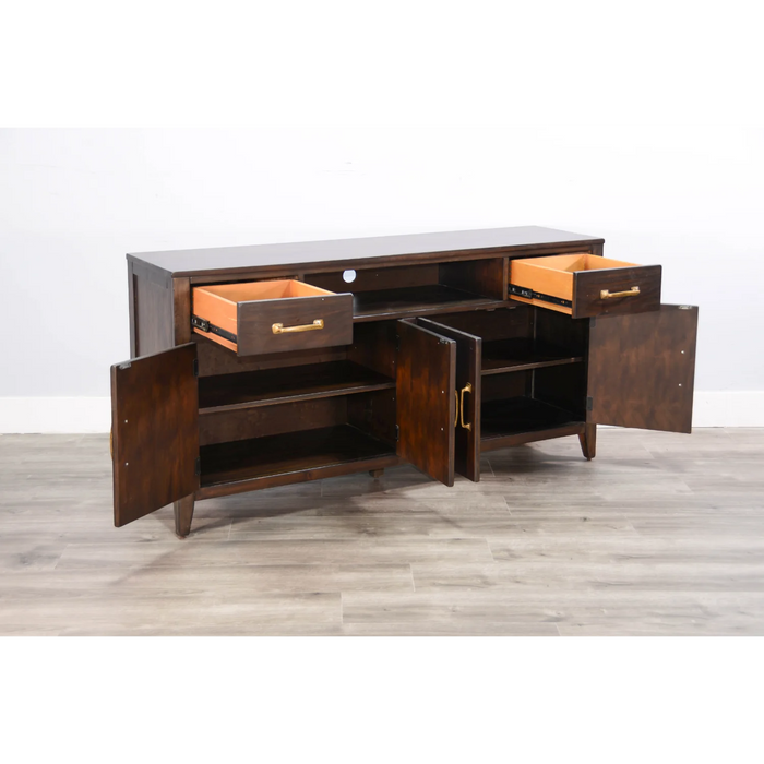 Purity Craft Coffee Brown Media Console Coffee Bean