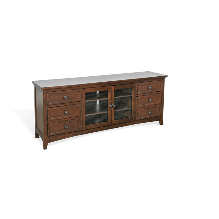 Purity Craft 62' Media Console Coffee Bean