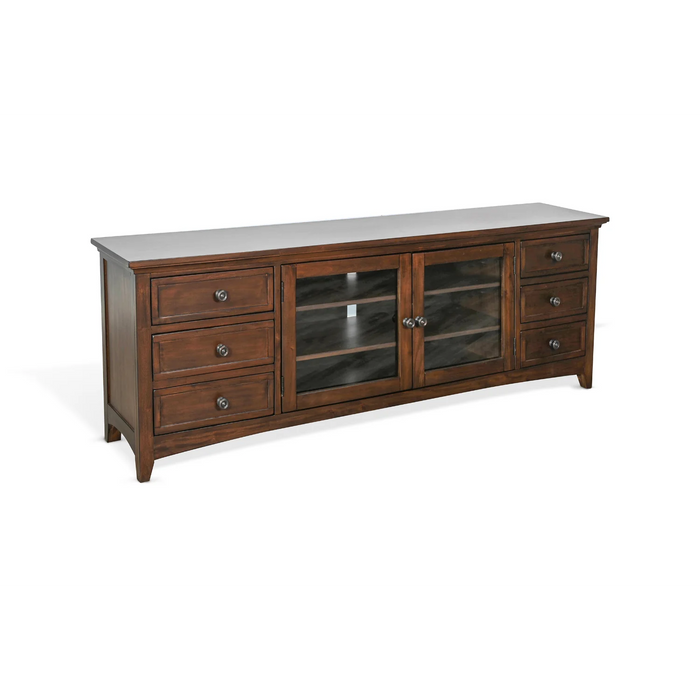 Purity Craft 72' Media Console Coffee Bean