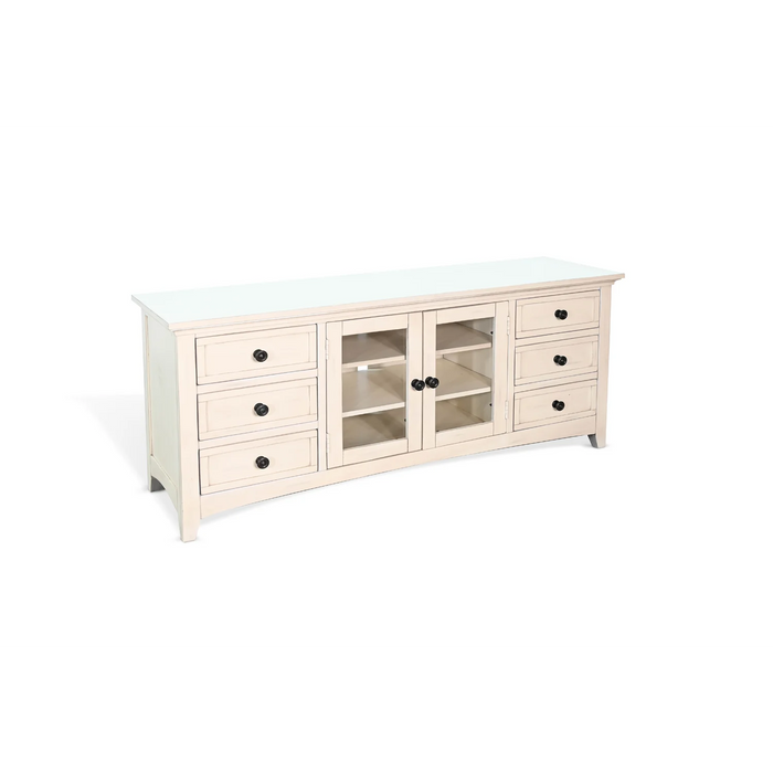 Purity Craft 62' Media Console Marble White