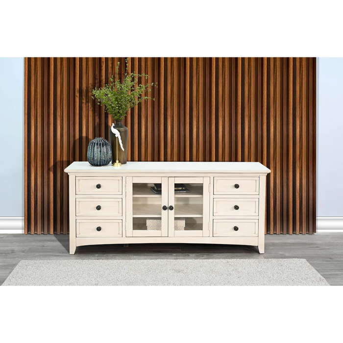 Purity Craft 62' Media Console Marble White